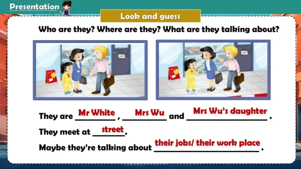 Unit4 Where do you work.lesson19-20课件（共18张PPT，内嵌音视