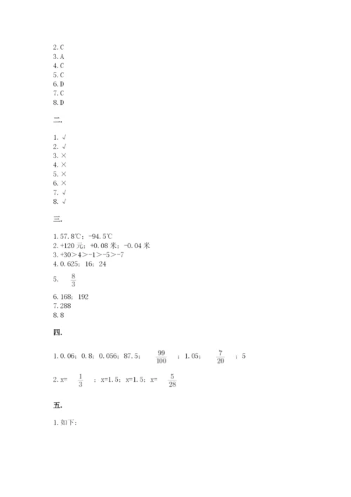 西师大版数学小升初模拟试卷及答案（基础+提升）.docx