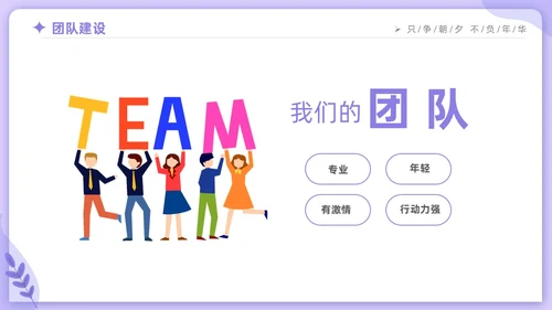 紫色时尚商务人力资源年终工作总结工作计划PPT