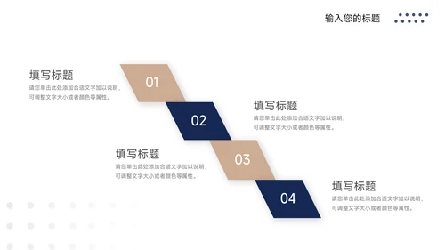 蓝金高端人资行政工作汇报PPT模板