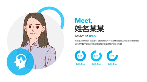 蓝色创意企业宣传商业计划书商务PPT模板