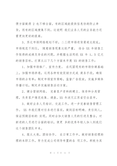 销售个人述职报告.docx