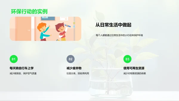 环保生活，自我起步