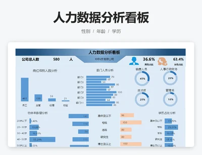 人力数据分析看板