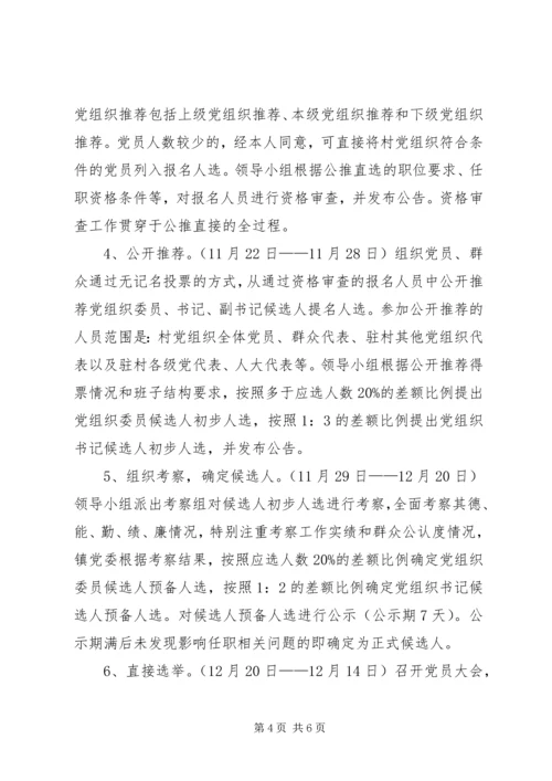 雅尔塞镇村党组织换届选举公推直选方案[全文5篇] (2).docx