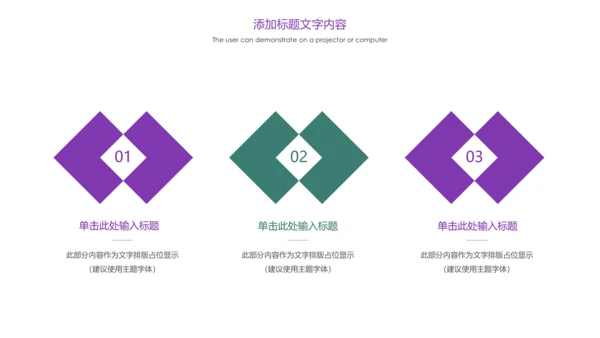 紫色唯美教育课件教学培训PPT模板