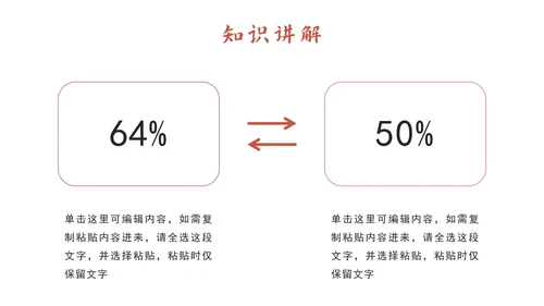 粉色简约教学模板ppt模板