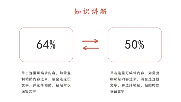 粉色简约教学模板ppt模板