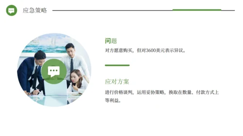 企业培训公司商务谈判案例分析通用PPT模板