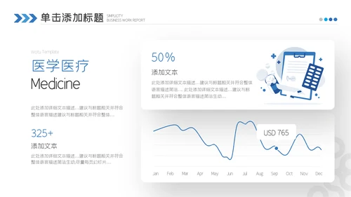 医药医疗医学年中总结2022年工作汇报ppt