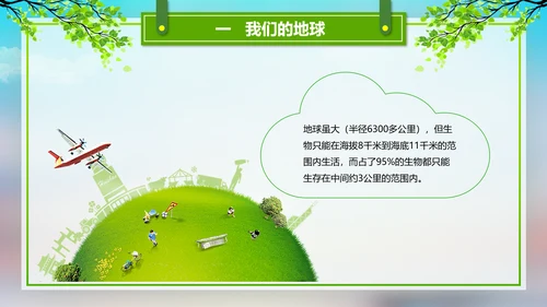 环境污染与保护宣传通用PPT课件模板