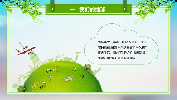 环境污染与保护宣传通用PPT课件模板