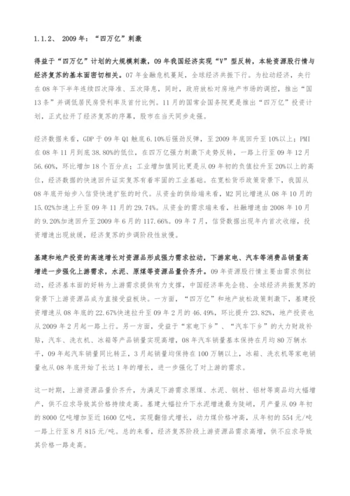 投资策略专题研究报告-资源股景气高点将至.docx