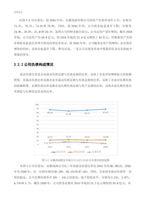 166020128_黄存昊_[论文]安徽鸿润股份有限公司资本结构问题研究.docx