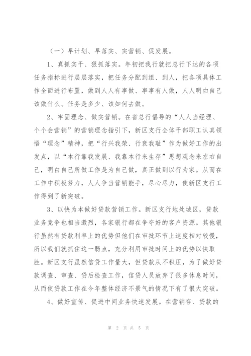 支行2018年度工作总结及2019年度  工作计划.docx