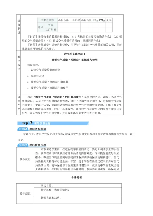 【核心素养·情景教学】2024年人教版化学九年级上册 跨学科实践活动1 教案