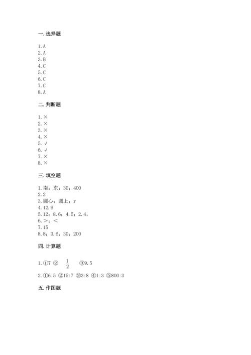 小学数学六年级上册期末考试卷及参考答案【培优a卷】.docx