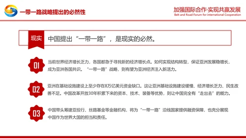 详细解读一带一路战略丝绸之路PPT模板