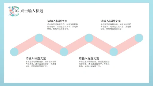 绿色文艺花卉总结汇报PPT模板