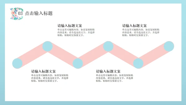 绿色文艺花卉总结汇报PPT模板