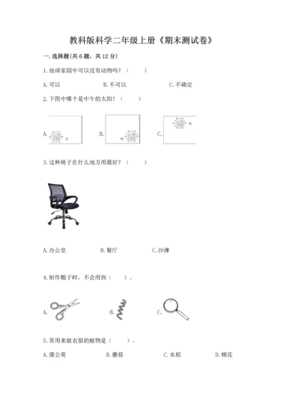 教科版科学二年级上册《期末测试卷》【全国通用】.docx