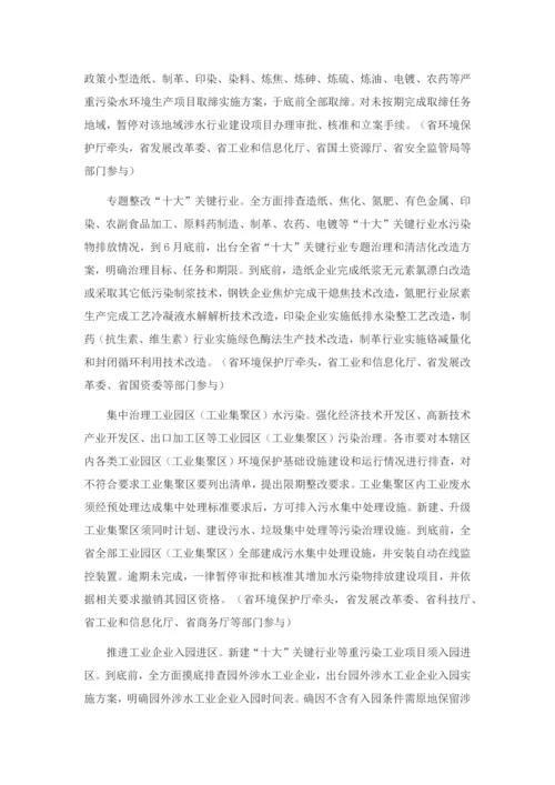 河北省水污染防治工作专项方案.docx