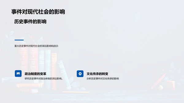 历史课程讲解PPT模板