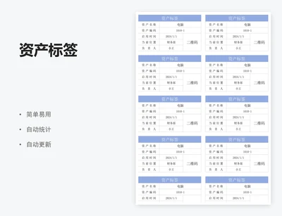 资产标签