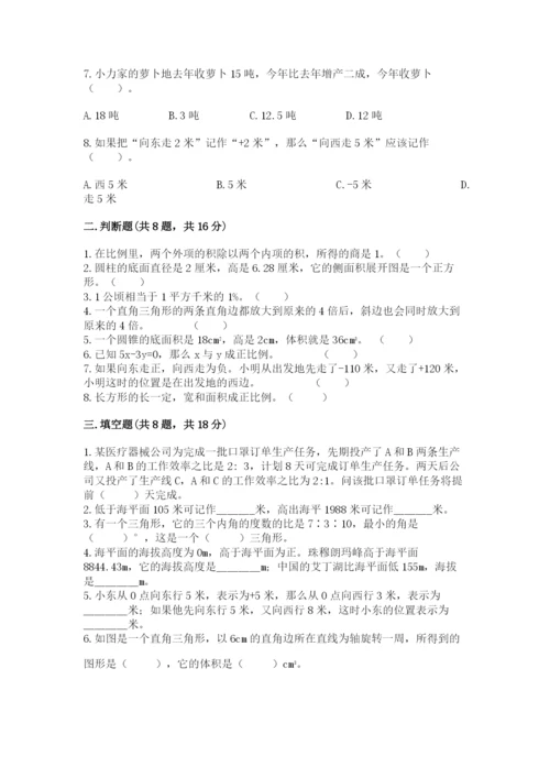 北师大版六年级下册数学 期末检测卷【典优】.docx