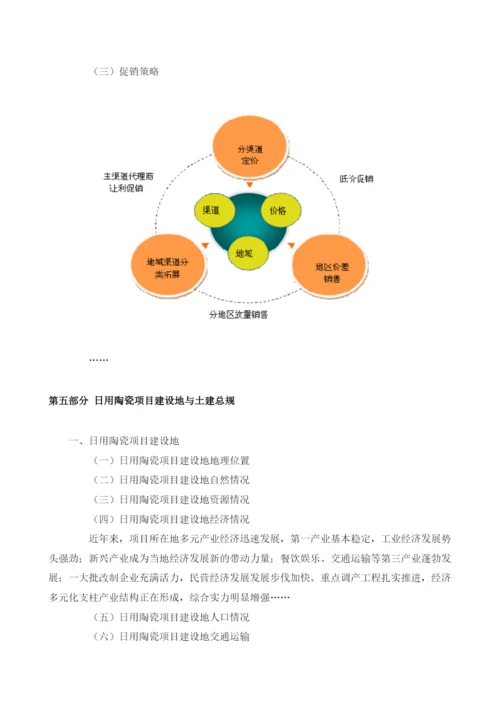 日用陶瓷可研报告模板.docx