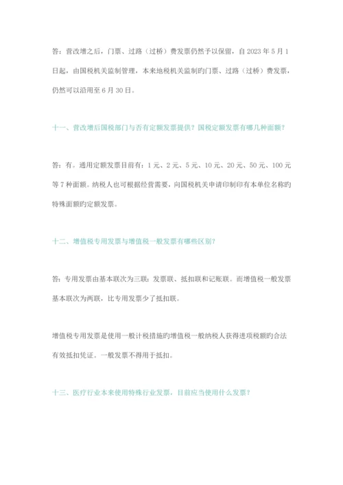 最新增值税发票使用规定整理.docx
