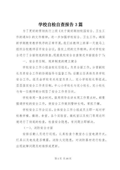 学校自检自查报告3篇 (2).docx