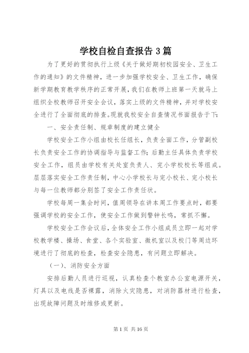 学校自检自查报告3篇 (2).docx