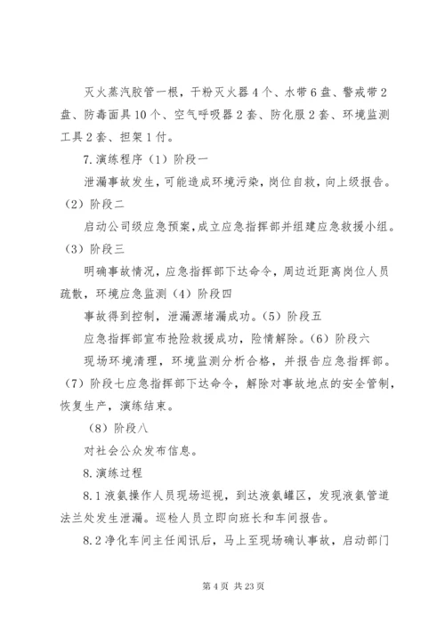 6危险化学品事故应急预案演练方案.docx