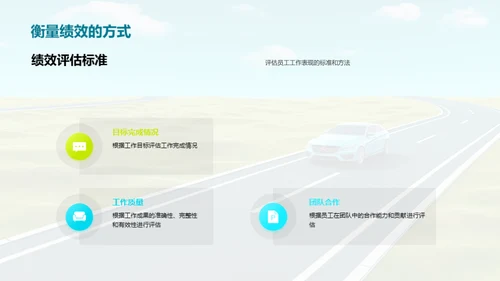 驶向成功的道路