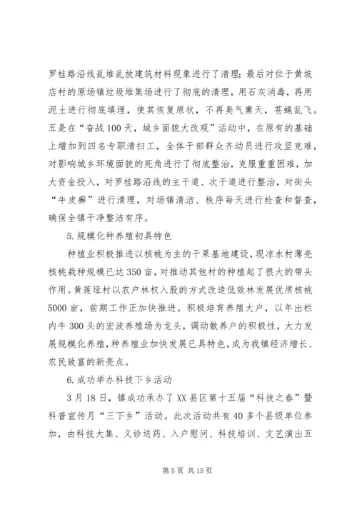 乡镇委工作总结及工作计划.docx