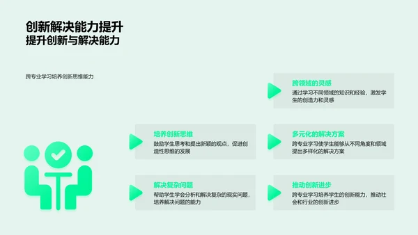 掌握跨专业学习PPT模板