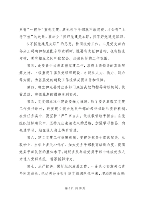 树立严实作风,从严从实抓好党支部建设工作.docx
