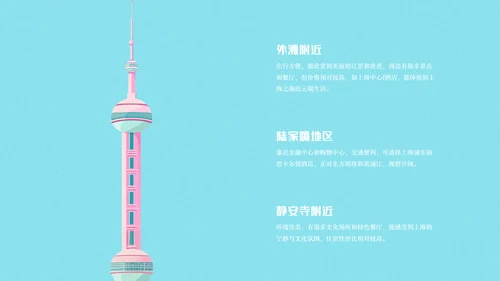 上海旅游攻略PPT模板