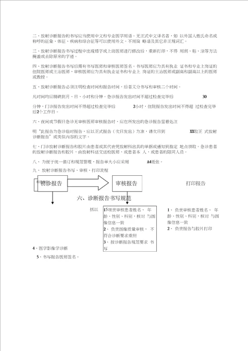 放射科质量与安全管理工作方案