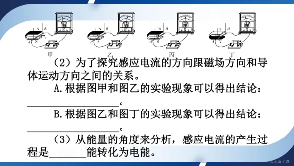 2025年春人教九年级物理全册 第二十章 电与磁 复习和总结（课件）(共19张PPT)