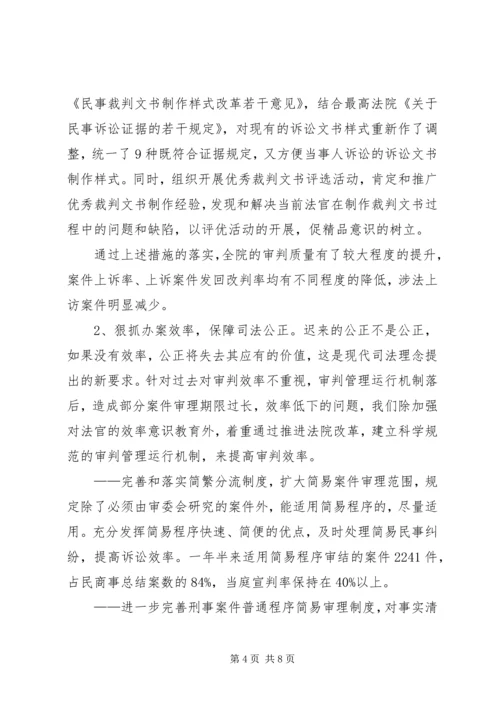 人民法院司法自查报告自查报告精编.docx