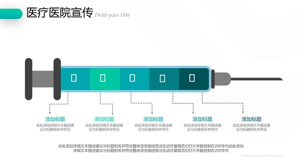 精美欧美风医学医疗报告医院宣传PPT模板