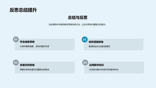 数学思维的培养方法PPT模板