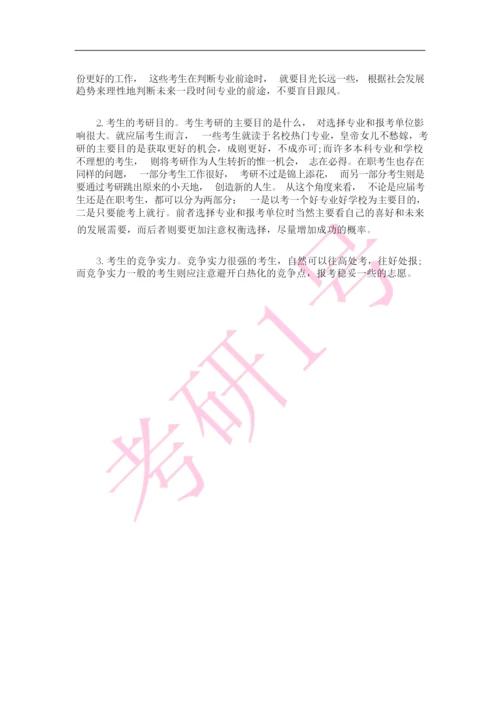 教你如何选择合适的考研志愿.docx