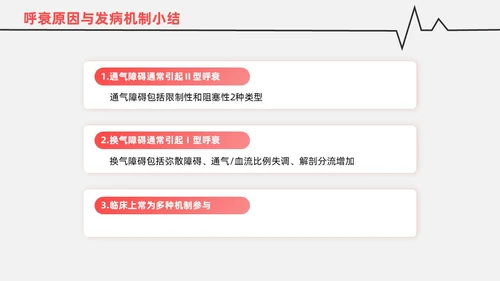 红白色渐变色简约风格呼吸衰竭医护工作人员培训PPT
