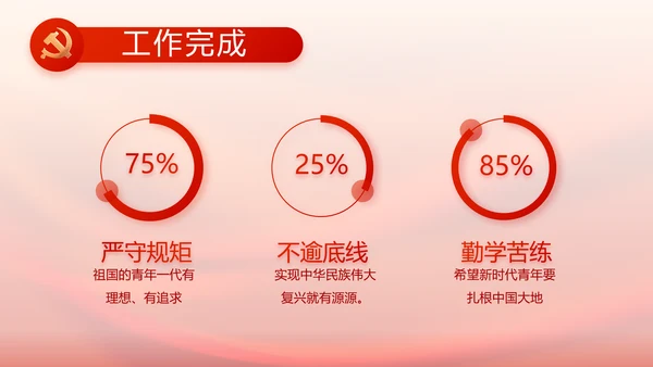 党支部党员大会工作总结汇报动态PPT