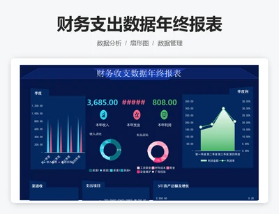 财务收支数据年终报表