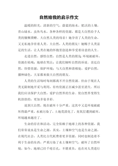 自然给我的启示作文-4.docx