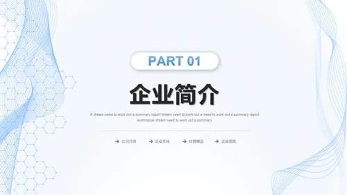 科技服务公司产品介绍通用PPT模板
